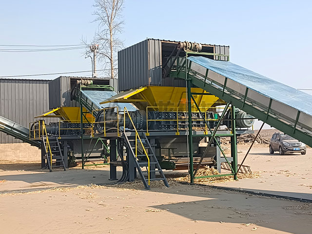 沈阳辽中黄贮秸秆生产线现场