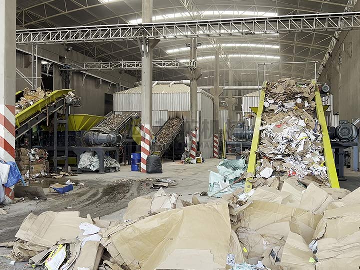 废纸干法制浆系统